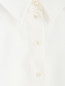 Блуза из шелка асимметричного кроя Alberta Ferretti  –  Деталь