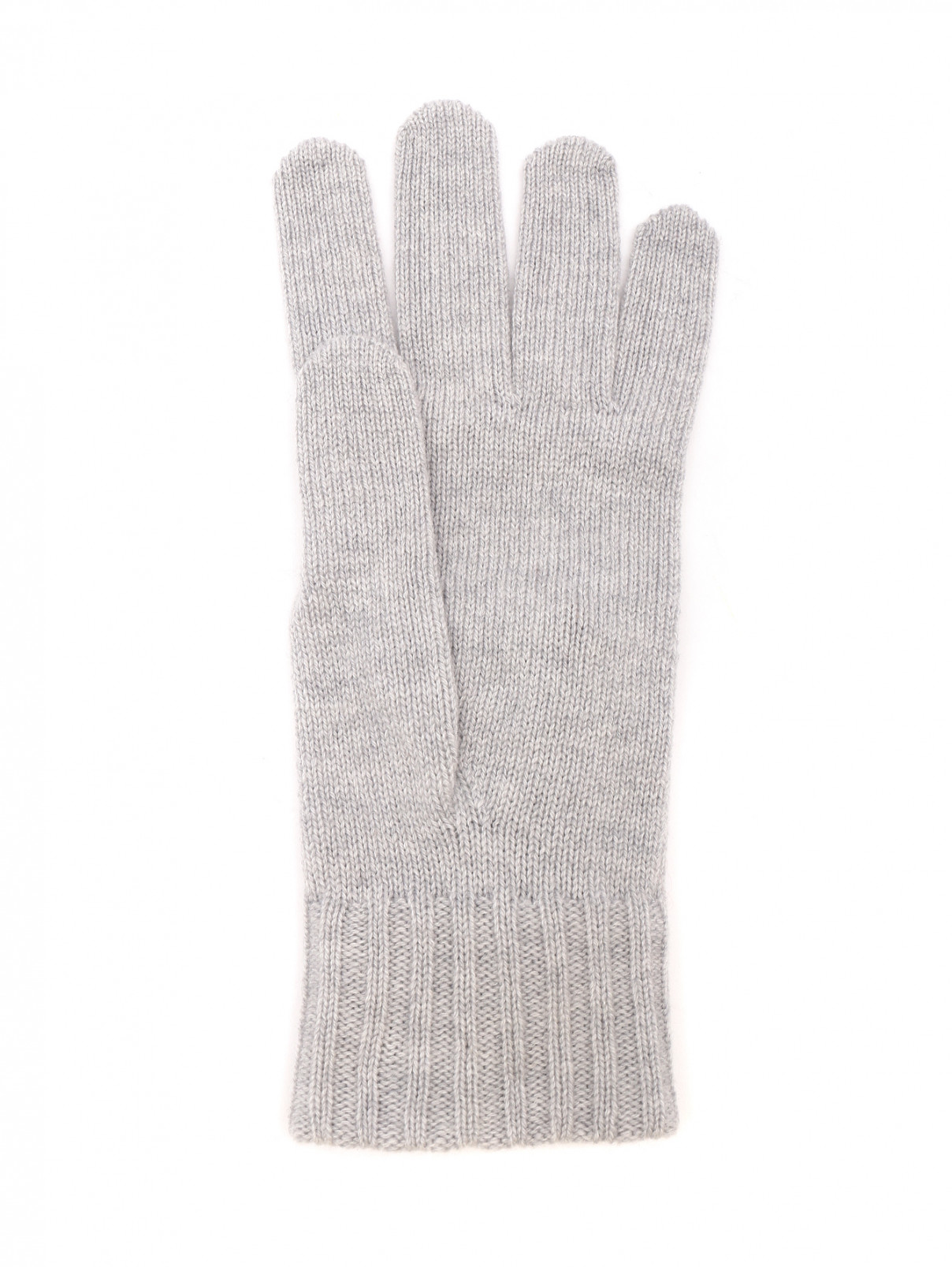 Перчатки из кашемира Malo  –  Обтравка1  – Цвет:  Серый