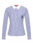 Рубашка из хлопка с оборками Max&Co  –  Общий вид