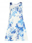 Платье-трапеция с цветочным узором с боковыми карманами Dondup  –  Общий вид