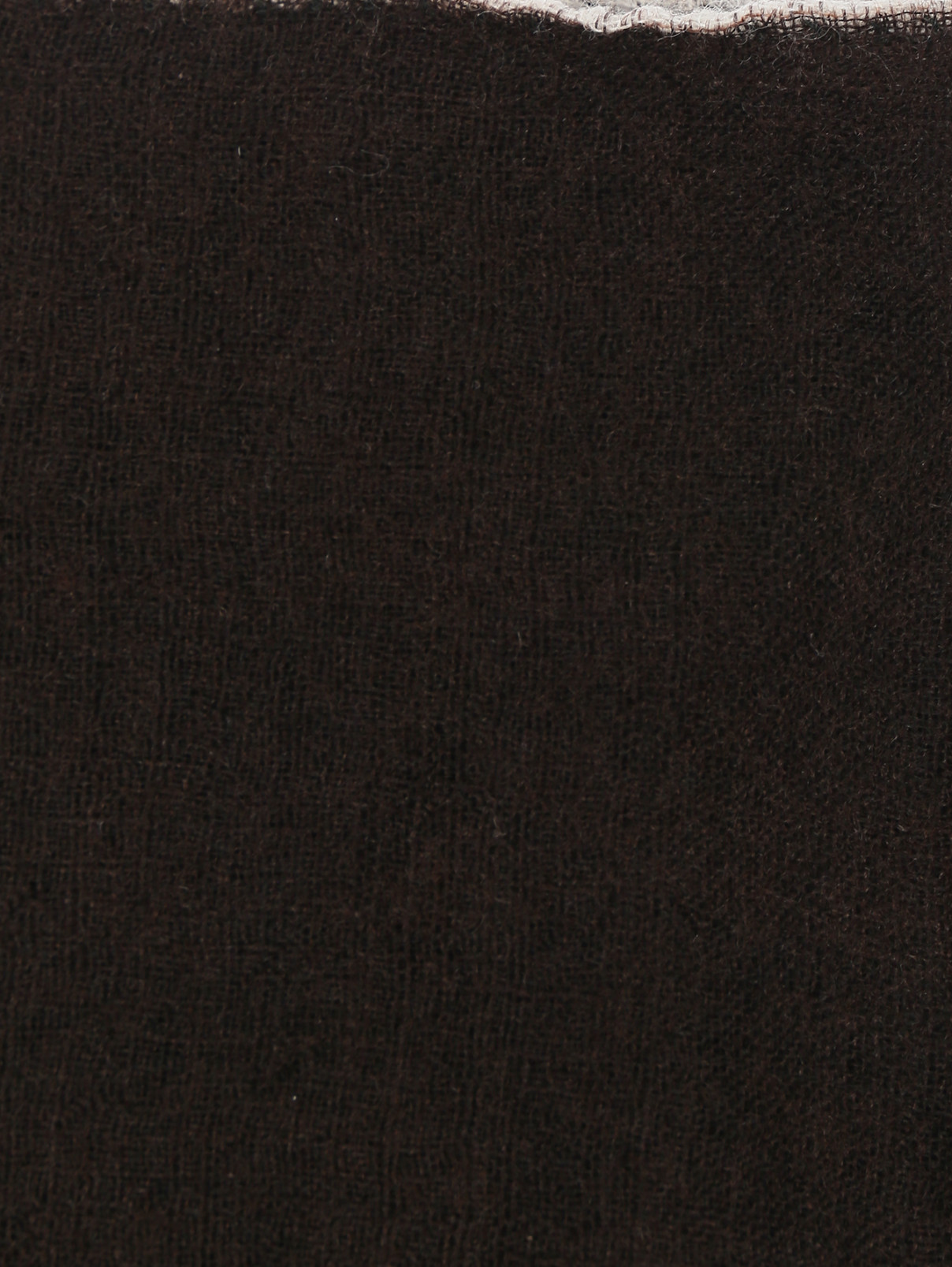 Платок из шерсти с узором LARDINI  –  Деталь  – Цвет:  Коричневый