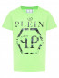 Хлопковая футболка с принтом Philipp Plein  –  Общий вид