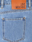 Укороченные джинсы прямого кроя Love Moschino  –  Деталь