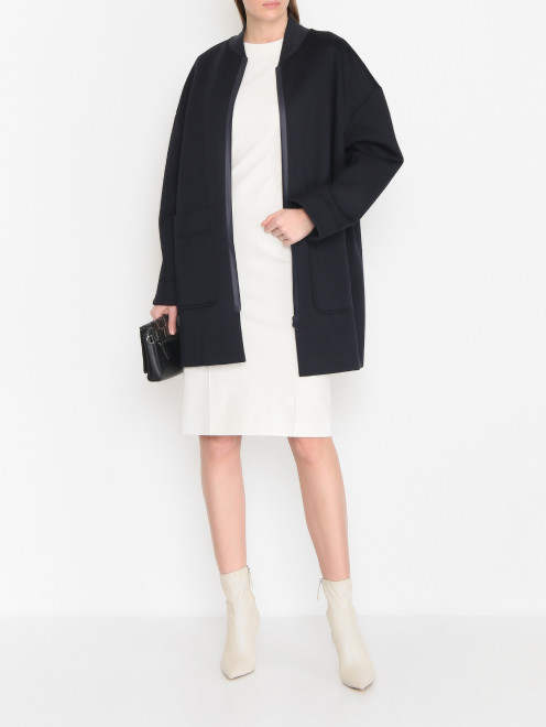 Платье-прямого кроя из хлопка Sportmax - МодельОбщийВид