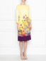 Платье свободного кроя с цветочным узором Etro  –  МодельВерхНиз