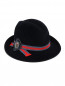 Шляпа из шерсти с декором Ermanno Scervino  –  Общий вид