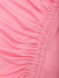 Однотонная блуза из вискозы со сборкой Rohe  –  Деталь1