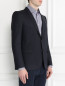 Пиджак однобортный из шерсти и шелка Etro  –  Модель Верх-Низ