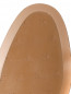 Ботинки из фактурной кожи с отстрочкой Max Mara  –  Обтравка4