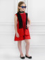 Платье с контрастными вставками Baby Dior  –  Модель Общий вид