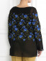 Блуза из шелка и хлопка с цветочной вышивкой Marina Rinaldi  –  Модель Верх-Низ1
