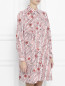 Платье-рубашка из хлопка с цветочным узором Antonio Marras  –  МодельВерхНиз