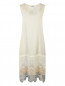 Платье свободного кроя с ажурной отделкой Jil Sander  –  Общий вид