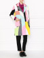 Пальто двубортное из смесового хлопка с декоративной отделкой Moschino Couture  –  Модель Общий вид