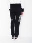Трикотажные брюки с аппликацией Givenchy  –  МодельВерхНиз1