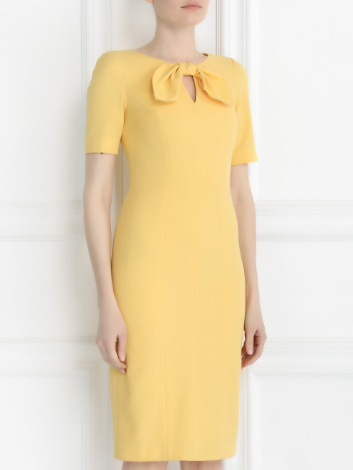 Платье-футляр из хлопка Moschino Cheap&Chic - Модель Верх-Низ