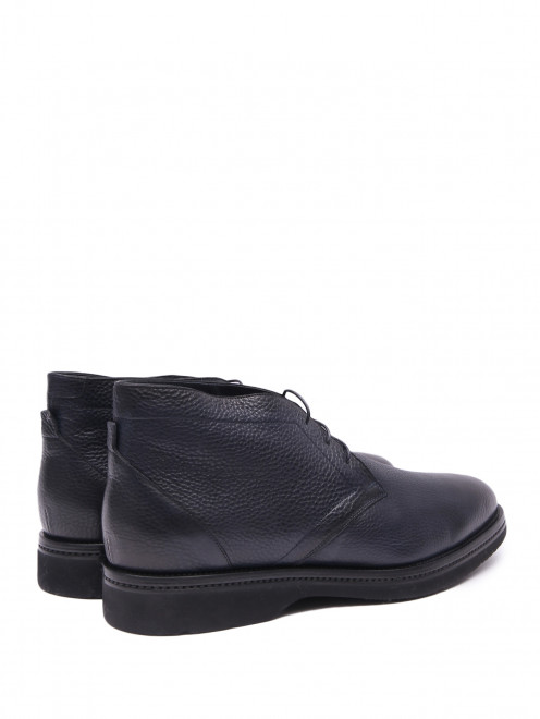 Утепленные ботинки из кожи Santoni - Обтравка1
