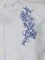 Рубашка из хлопка с вышивкой Ermanno Scervino Junior  –  Деталь