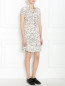 Платье из шелка с узором Moschino Cheap&Chic  –  Модель Общий вид
