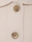 Трикотажное платье из хлопка и кашемира с короткими рукавами Allude  –  Деталь