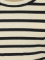 Платье из хлопка с узором "полоска" ассиметричного кроя Jil Sander  –  Деталь1