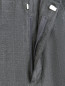 Широкие брюки свободного кроя из вискозы и шерсти с узором Etro  –  Деталь