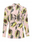 Блуза из шелка с цветочным узором Paul Smith  –  Общий вид