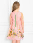Платье из шелка с цветочным узором MiMiSol  –  Модель Верх-Низ1