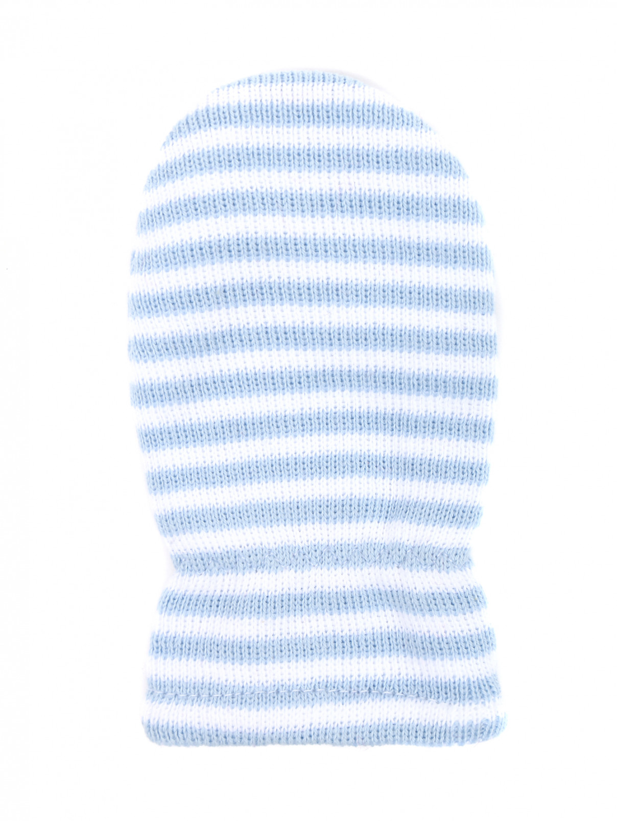 Варежки с узором "полоска" Maximo  –  Обтравка1  – Цвет:  Синий