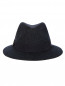 Однотонная шляпа из фетра с текстильной отделкой Borsalino  –  Обтравка1