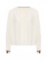 Блуза из шелка свободного кроя Alysi  –  Общий вид