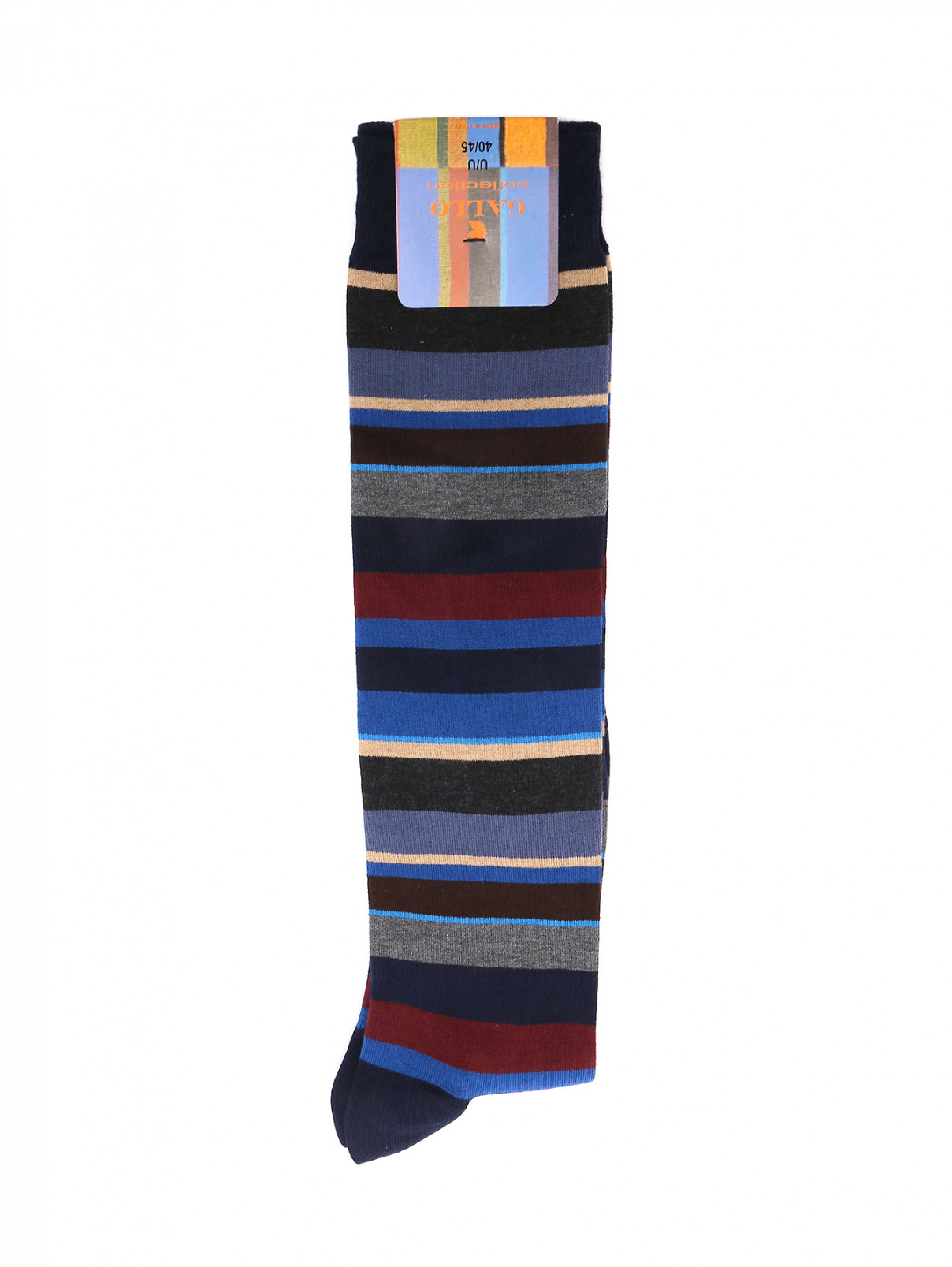 Носки из хлопка с узором Gallo  –  Общий вид  – Цвет:  Узор