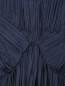 Платье-макси со шлейфом и драпировками Zac Posen  –  Деталь