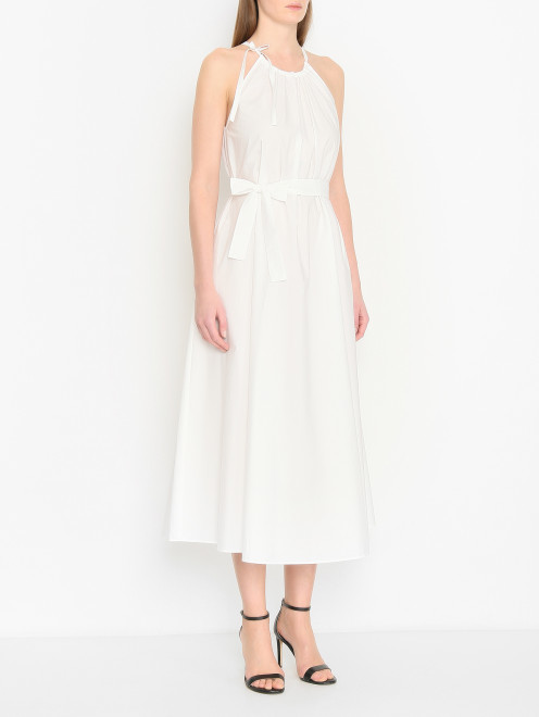 Платье-макси из хлопка Weekend Max Mara - МодельВерхНиз