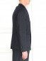 Пиджак из шерсти и льна с узором Barena  –  Модель Верх-Низ2