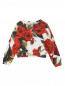 Кардиган из хлопка с цветочным узором Dolce & Gabbana  –  Общий вид