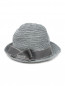 Шляпа из вискозы с декоративной отделкой Emporio Armani  –  Общий вид