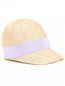 Шляпа из соломы с контрастной отделкой Federica Moretti  –  Общий вид