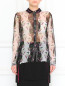 Шелковая блуза с цветочным принтом Kenzo  –  Модель Верх-Низ