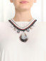 Ожерелье из текстиля с камнями Inga Kazumyan  –  Модель Общий вид1