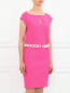 Платье из хлопка с поясом Moschino Cheap&Chic  –  Модель Верх-Низ