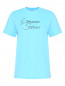 Футболка из хлопка с логотипом Ermanno Scervino  –  Общий вид
