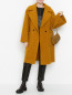 Пальто из смешанной шерсти с карманами Marina Rinaldi  –  МодельОбщийВид