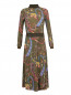 Платье-миди из шерсти с узором Etro  –  Общий вид