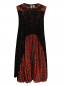 Платье свободного кроя с кружевной вставкой Antonio Marras  –  Общий вид