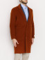 Пальто из шерсти с накладными карманами Etudes  –  МодельВерхНиз