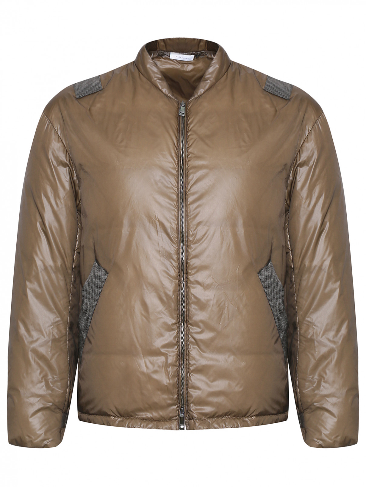 Куртка свободного кроя на молнии Jil Sander  –  Общий вид  – Цвет:  Коричневый