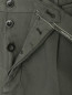 Однотонные брюки из рельефной ткани Incotex  –  Деталь1