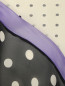 Блуза из шелка с узором "горох" декорированная кружевом Alberta Ferretti  –  Деталь