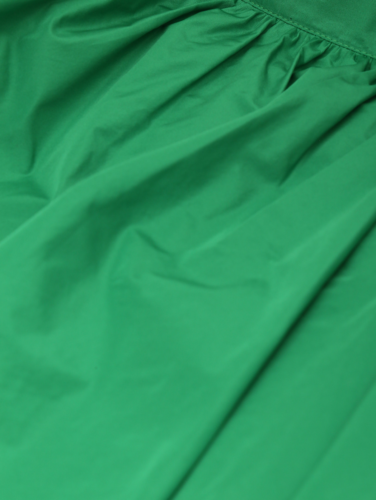 Однотонная юбка-солнце MSGM  –  Деталь1  – Цвет:  Зеленый